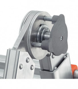 Echelle telescopique. Echelons 4x3 a grand debit avec articulation a triple point d'ancrage (N01-12-00)