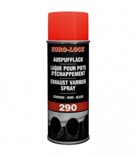 Laque pour tuyau d'échappement, noir, jusqu'à +600°C, spray de 400 ml