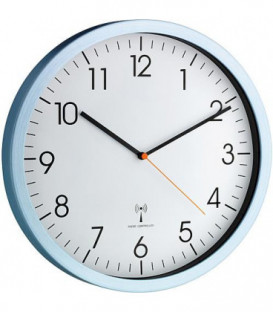 Horloge murale radiocommandee Diam 305 mm aluminium