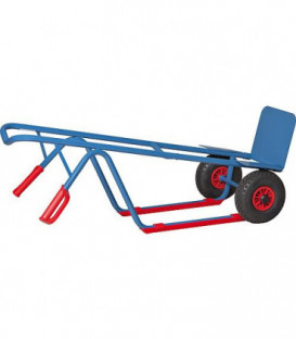 Diable en tube d'acier B1330L Fetra Capacité 300kg, roue a air