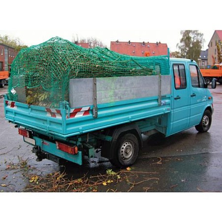 Filet pour container 2,5x3,5m, sans noeud en PPM 3mm, vert
