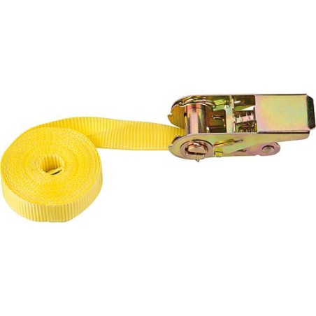 Sangle d'amarrage, une piece type 2000, DIN EC 12195-2, vert sangle 35 mm, longueur 6,0 m