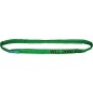 Sangle ronde en polyester DIN 61360/EN 1492-2 Enveloppe double jaune  :  3 t / Longueur 1 m
