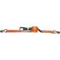 Sangle d'arimage en 2 parties DIN EN 12995-2, bleu, sangle 50 mm - lg 8 m