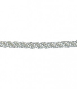 GEWA-Corde en fibre polyamide tourné diam. 4mm, L 100 m, blanc