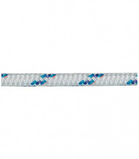 GEWA-Corde en fibre, cordage tressé diam. 12mm, L 50 m, bleu-blanc