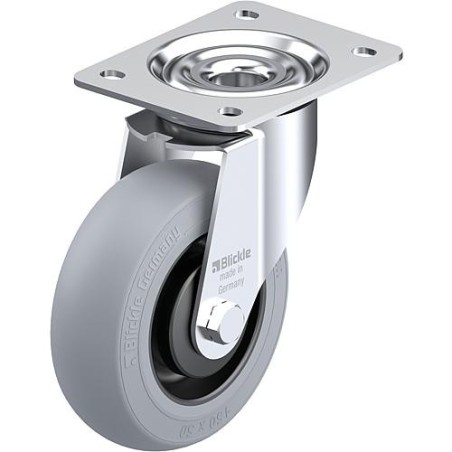 Roulette pivotante BLICKLE tole acier LE-POES 100K-SG diam.-roue 100mm