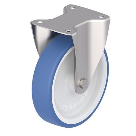 Roulette fixe BLICKLE inox BX-POTHS 125G diam.-roue 125mm