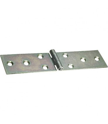 Charniere a pattes avec vis zingue Lxl : 120x33mm Emballage 2 pieces