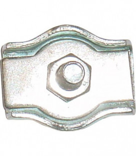 Simplex serre-cable avec vis zingue, diam. max cable : 8 mm