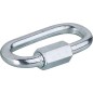 mousqueton ovale zingué taille 5x39 mm capacite de charge 140 kg