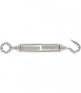 Cadena inox A4 avec oeillet et crochet, M12