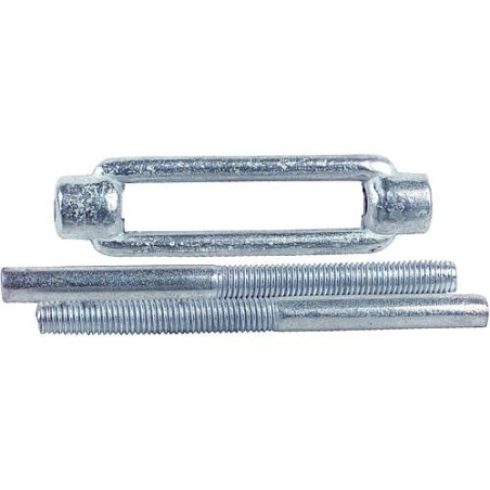 Ecrou de tension DIN 1480 M 10 mit 2 extremites soudees zingue. Unite