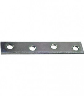 Plaque de raccord avec vis zingue L :  50 mm Emballage 4 pieces