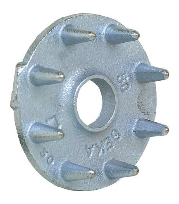 Attache pour bois d'un cote diam. 115mm, galv zingue