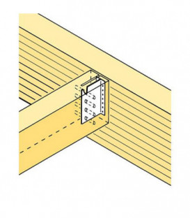 Support de poutre (4 rangs) galvanise a chaud (tzn) 160 x 103