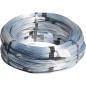 Fil d'acier zingue, diam. 2,0 mm emballage 5 kg Fil d'acier zingue, diam. 2,0 mm emballage 5 kg