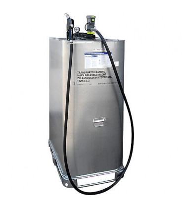Réservoir de stockage fuel TECALEMIT HDT W40 A-VT 1000 + vanne distributrice inox A2010
