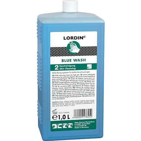 Lotion lavante Lordin Blue Wash Flacon dur 1 litre
