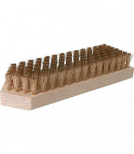 Brosse decapante en fil de bronze 20mm 7 rangs, pour traitement de de bois