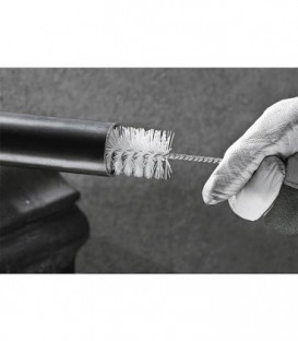 Brosse cylindrique diam. 20mm 300x100mm, fil d'acier 0,15mm