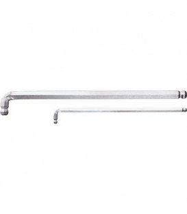 Tournevis coudé pour vis GEDORE six pans creux avec tête sphérique 6,0x186 mm
