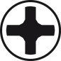 Gedore Embout tournevis 1/4" cruciforme 1 mm (G)