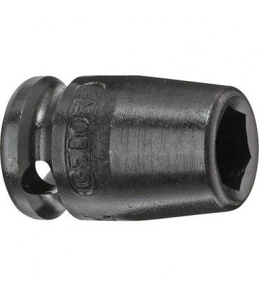 Douille impact GEDORE 3/8", 6-pans, court, SW 13 Longueur 30 mm Douille impact GEDORE 3/8", 6-pans, court, SW 13 Longueur 30 mm