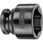 Douille impact GEDORE 3/8", 6-pans, court, SW 22 Longueur 30 mm