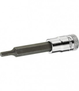 Embout de tournevis GEDORE 1/4" six pans creux, SW 3,0 mm longueur 60 mm