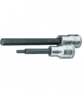 Embout de tournevis GEDORE 1/2" six pans creux, SW 7,0 mm longueur 90 mm