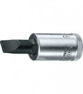 Embout de tournevis GEDORE 3/8" fente 6,5x1,2 mm longueur 55 mm