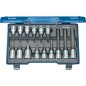 Jeu d'embouts de tournevis GEDORE 15 pieces, 1/2", six pans creux Jeu d'embouts de tournevis GEDORE 15 pieces, 1/2", six pans creux