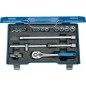 Jeu de cle a douille GEDORE 17 pieces, 3/8" profil UD SW 6-19mm