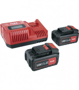 Kit FLEX Power 55 R 18V avec 2x5,0 Ah batteries et chargeur