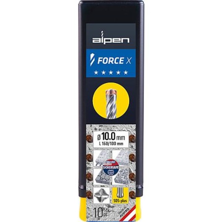 Foret Alpen SDS-Plus Force X, L160/100, d : 16mm