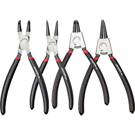 Set de pinces a circlips GEDORE red 4 pieces, droit et coude