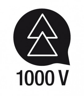 Pince pour installation électrique VDE chromé, avec ressort d'ouverture