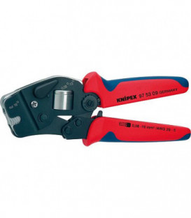 Pince a sertir pour manchon autoreglable, introduction frontale de 0.08 - 10.0 + 16 mm²