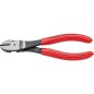 Pince coupante diagonale force polie revetement plastique longueur 180 mm
