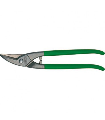 Cisaille coudee bleu laquee Type 215L gauche Longueur 275 mm