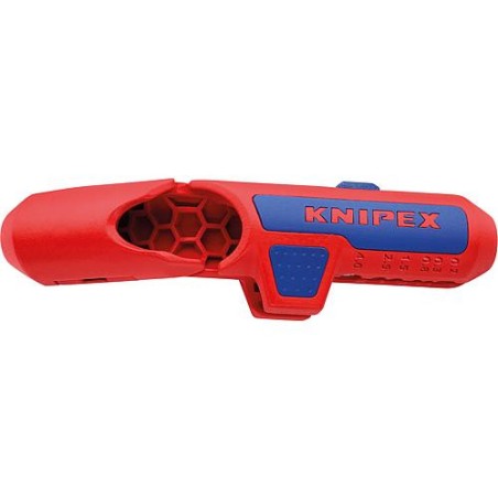 Pince a denuder KNIPEX Ergo-Strip 3 en 1 pour gauchers
