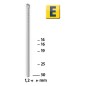 Agrafe Type E J/14 zinguee emballage transparent 1000 pcs