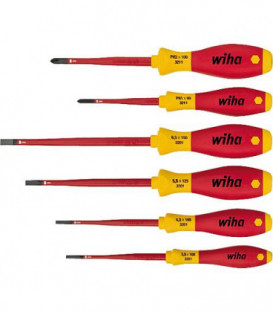 Kit de tournevis "slimFix" (isolation fine) 6 pièces