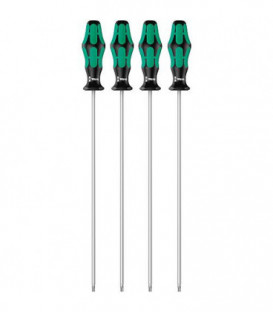 Kit tournevis WERA 4 pieces TORX avec fonction de retenu, long