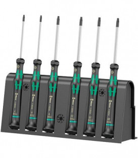 Kit tournevis WERA électronicien 6 pièces T7-20
