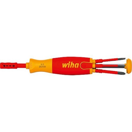 Porte-embout Wiha 12831-09020 fente, PH, 6 pieces. VDE
