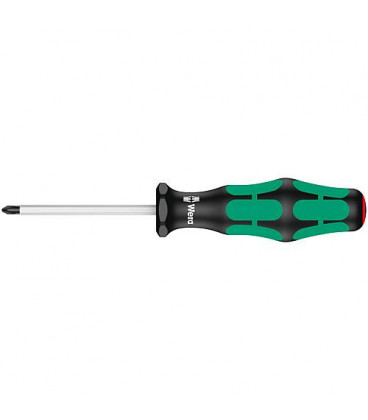 Tournevis cruciforme WERA Kraftform Plus - serie 300 PH0x60mm, six pans