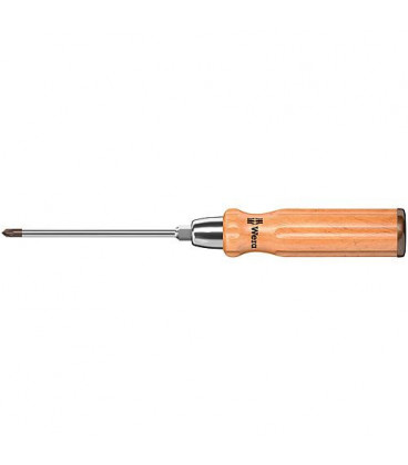Pozidriv-tournevis WERA serie bois six pans PZ1x90mm