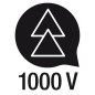 Tournevis, SoftFinisch electriq SlimFix Torx, T40 1.000V AC, VDE